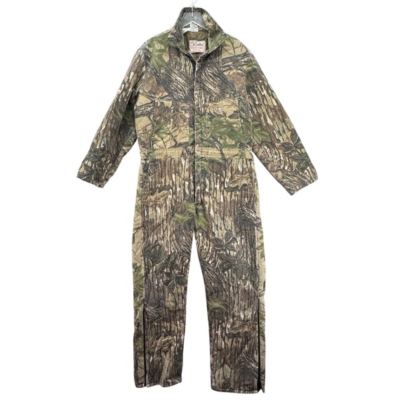 Walls Other - Walls Blizzard Proof USA Insulated Coverall Men L RealTree Camo Hunting Vintage